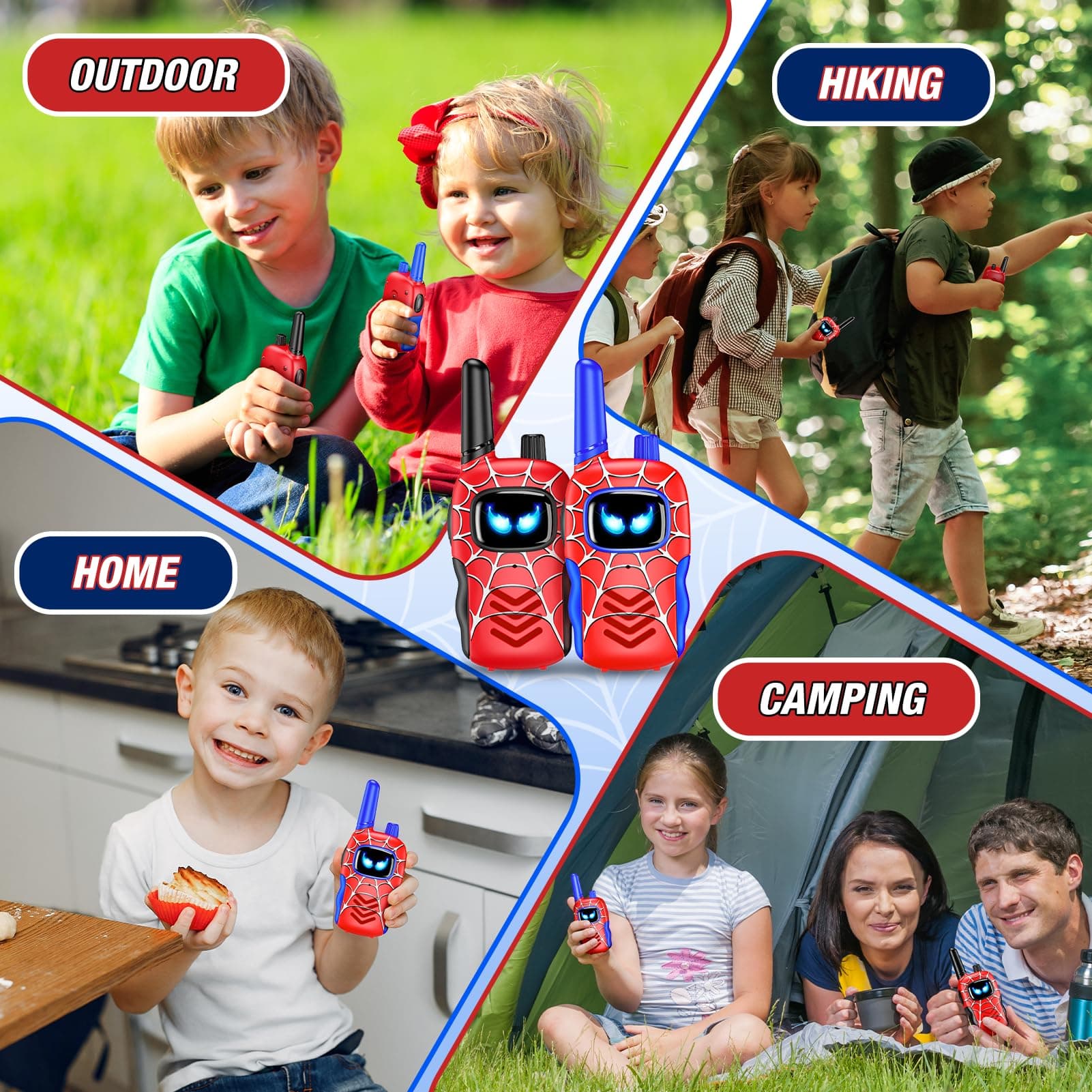 Walkie Talkies for Kids, Vingtank Walkie Talkie for 3 4 5 6 7 8 Year Old Boys Gifts Toddler Outdoor Toys for Boy Age 3-5 6-8 Camping Birthday Gifts for 3-8 Year Old Boy Girl thumbnail 6