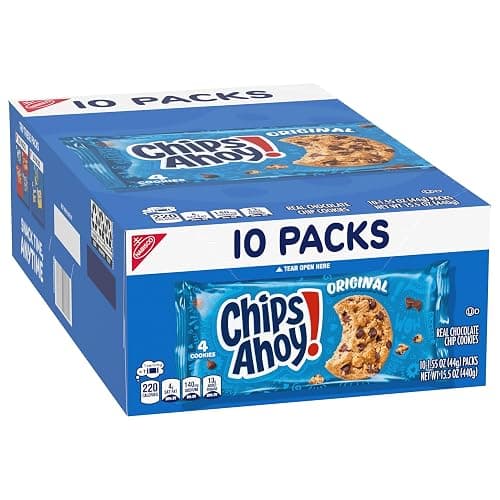 CHIPS AHOY! Original Chocolate Chip Cookies, 40 Snack Packs (4 Cookies Per Pack, 4 Boxes) thumbnail 15