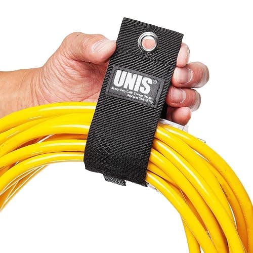 8 Pack Heavy Duty Large 13-inch Extension Cord Storage Extendable Cable Ties Strap Loop Hanger Organizer for Cable, Hose, Power Cord, and Rope thumbnail 6