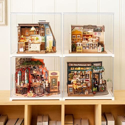 Rolife DIY Miniature House Kit for Adults, Mini Wooden Dollhouse Kit, Tiny House Diorama Building Kits-Birthday Christmas Craft Hobbies Gift for Teens Kids (Baking Kitchen) thumbnail 7
