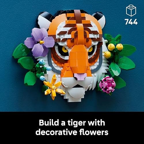 LEGO Art The Fauna Collection – Tiger, Building Set for Adults 18+ - New Home or Housewarming Gift Idea - Collectible DIY Kit for Men and Women Who Enjoy Arts and Crafts - 31217 thumbnail 2