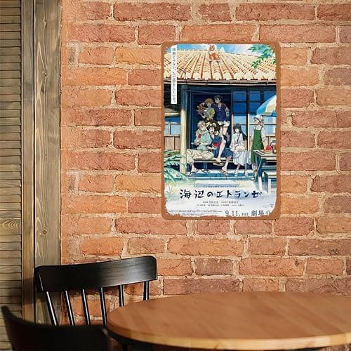 E1042 The Stranger by The Shore Anime Manga Poster 8 X 12 Inches - Retro Vintage Metal Tin Sign for Home Bar Pub Garage Decor Movie Gifts_1 thumbnail 6