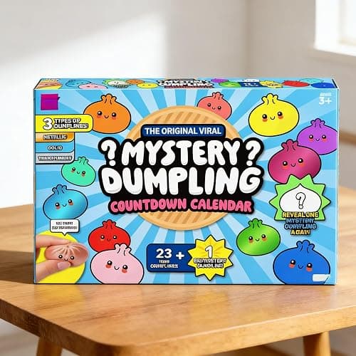 Dumpling Squishy, 2026 Squishy Dumpling Mystery Advent Countdown Calendar, 24 PCS Random Surprise Squishies Toys, Stress Relief Sensory Fidget Toy for Anxiety Relief Hand Relax, Birthday Gifts thumbnail 6