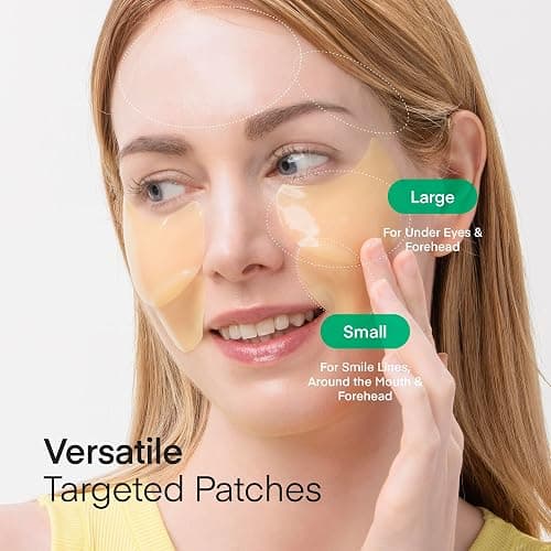 Patchs Yeux Anti-Cernes Korean Skincare: Masque Gel Sous les Yeux à la Vitamine C, Niacinamide, Acide Tranexamique, Caféine & Acide Hyaluronique - Éclat, Anti-Poches & Anti-Rides, 60 Patchs Hydrogel thumbnail 6