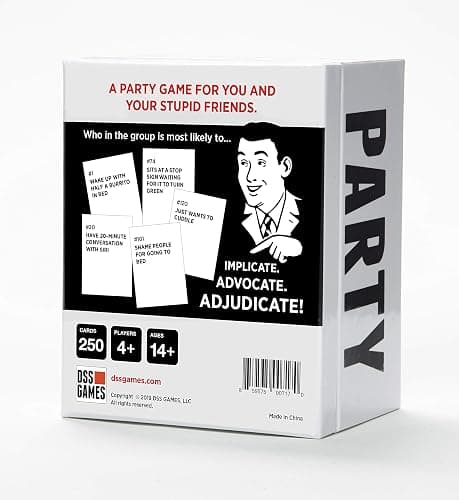 Who's Most Likely To... Kinda Clean Edition | Family Card Game | Ages 14+ | 250 Prompt Cards, 3+ Players, Adult Party Game, White Elephant Gift, Family Game Night, Stocking Stuffer, Holiday Gift thumbnail 3