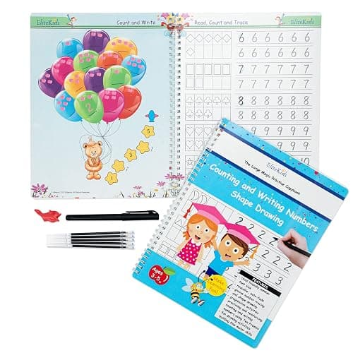Magic Grooved Writing Practice for Kids, Preschool Learning Activities Tracing Books for Ages 3-5, 6-8, Reusable Grooved Handwriting Practice for kids 5-7,Gifts for 5 Year Old Boy and Girls(8.7×6.9in) thumbnail 3