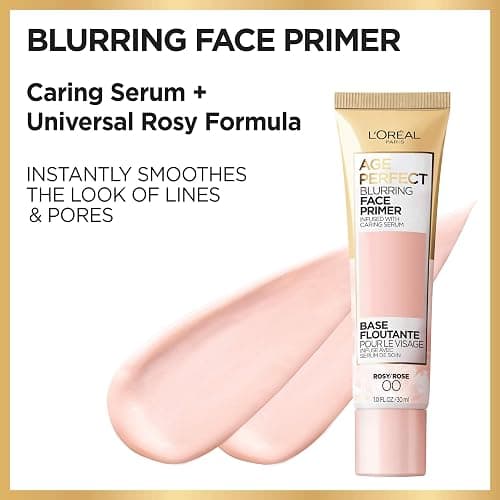 L'Oreal Paris Age Perfect Face Blurring Primer Infused with Caring Serum Smoothes Liners and Pores thumbnail 2