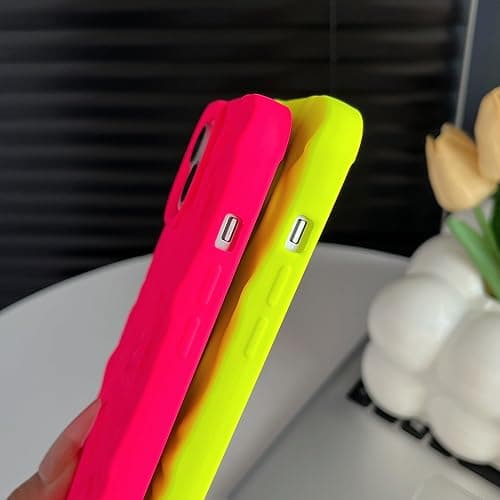 Caseative for iPhone 14 Case,Pleated Water Ripple Chrome Wave Pattern Soft Phone Case (Clear) thumbnail 5