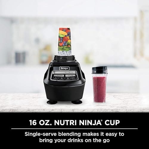 Ninja Mega Kitchen System, 1500W, 72 oz. Full-Size Blender & 8-Cup Food Processor with (2) 16 oz. To-Go Cups, Total Crushing Technology - Smoothies, Ice Crushing, Purees, Dough & More, Black, BL770 thumbnail 4