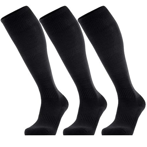 GRAPMKTG 3 Pack Softball Soccer Socks Baseball Football Socks for Youth Men and Women - Image 1