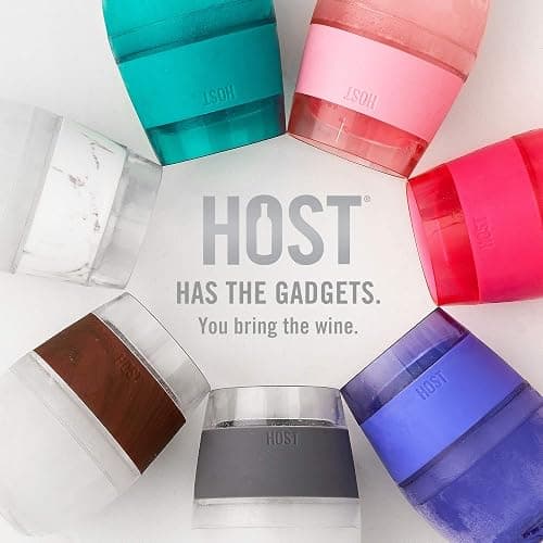 Host Cooling Cup Set of 1 Plastic Double Wall Insulated Freezable Drink Chilling Tumbler with Freezing Gel, Wine Glasses for Red and White Wine, 8.5 oz, Translucent Magenta thumbnail 8
