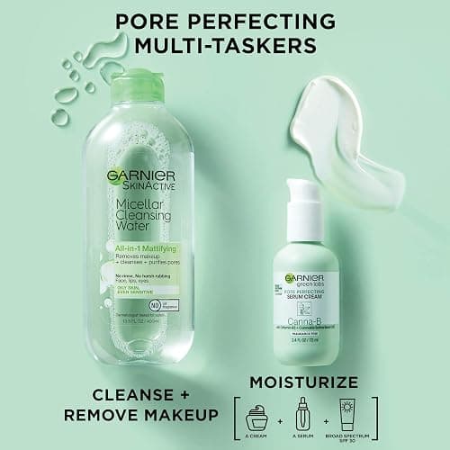 Garnier Micellar Water for Oily Skin, Facial Cleanser & Makeup Remover, Mattifying, For All Skin Types, Vegan, Cruelty Free, 13.5 Fl Oz (400mL), 1 Count thumbnail 7