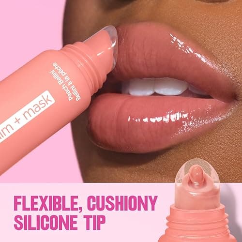 Revlon Glimmer Lip Treat Balm + Mask™, Overnight Peptide Lip Treatment, Hydrating, 006 Hazelnut Latte, 0.4 fl oz thumbnail 6