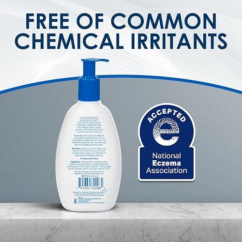 Vanicream Gentle Facial Cleanser with Pump Dispenser - 8 fl oz - Formulated Without Common Irritants for Those with Sensitive Skin thumbnail 8