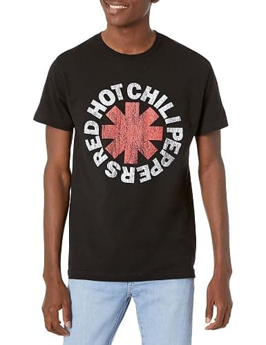 Red Hot Chili Peppers Mens Red Hot Chili Peppers Classic Asterisk T-shirtT-Shirt - Image 1