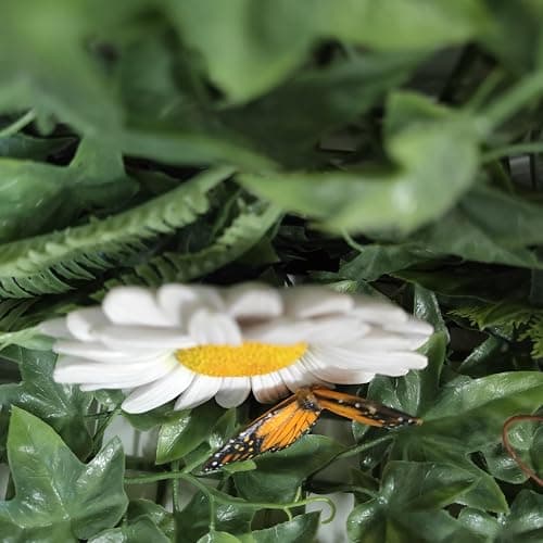 Vivid Arts - Marguerite blanche à suspendre avec papillon - Décoration de jardin - Intérieur et extérieur thumbnail 7