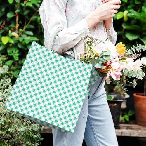 Whaline 12 Pcs Plaid Pastel Cotton Fabric Bundles 10 x 10 Inch Purple Green Pink Blue Plaid Fabric Square Buffalo Plaid Quilting Patchwork for Spring DIY Craft Home Party Decor thumbnail 5