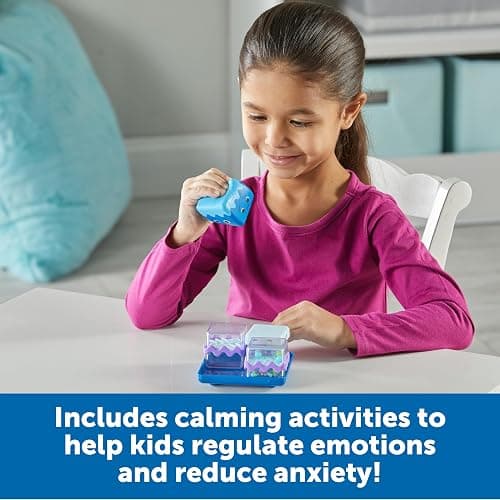 Learning Resources Cool Down Cubes Sensory Fidget Toys - Quiet Fidgets for Kids, Toddlers, and Adults - Calming Corner Items for Classroom or Home, Small Tactile Tools for Play, Focus, and Travel thumbnail 2