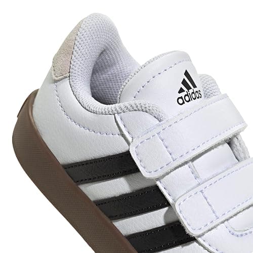 adidas Boys Vl Court 3.0 Slip On Sneakers Shoes Casual - Pink, White thumbnail 8