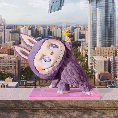 POP MART The Monsters Lazy Yoga Series Figures, The Monsters Blind Box Figures, Random Design Action Figures Collectible Toys Home Decorations, Holiday Birthday Gifts for Boys and Girls, Single Box thumbnail 2