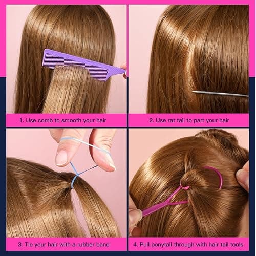 YGDZ Elastic Hair Bands, Colorful Toddler Hair Accessories for Girls, Baby, Mini Rubber Bands for Hair, Small Hair Ties Set, Christmas Stuffers Xmas Gift, Hair Accessories for Teen Girls, Kids thumbnail 8