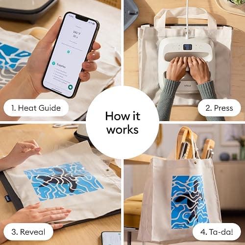 Cricut EasyPress® SE – 9 in x 9 in Heat Press + Cricut EasyPress Mat, 12 in x 12 in - Heat Transfer Machine for T-Shirts, Tote Bags, Baby Clothes, Decor, & More - Easy to Use - Taupe thumbnail 5