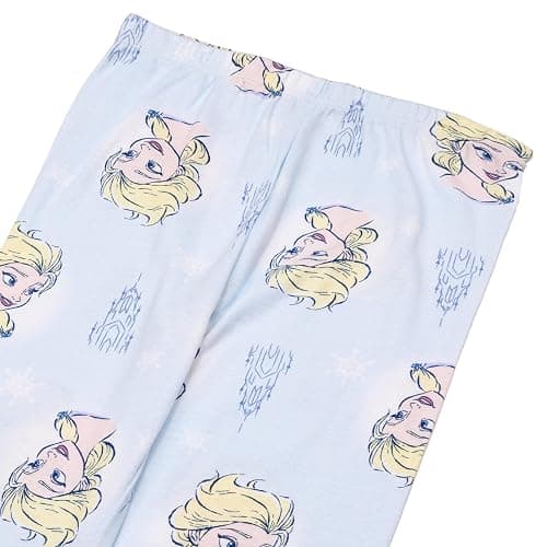Disney girls 4-piece Snug-fit Cotton Pajama Set, Soft & Cute for Kids thumbnail 2
