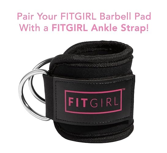 FITGIRL - Squat Pad and Hip Thrust Pad for Leg Day, Barbell Pad Stays in Place Secure, Thick Cushion for Comfortable Squats Lunges Glute Bridges, Olympic Bar and Smith Machine thumbnail 5