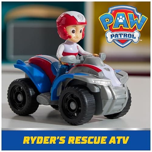 Paw Patrol, Ryder’s ATV Toy Vehicle with Collectible Action Figure, Sustainably Minded Kids Toys for Boys & Girls Ages 3 and Up thumbnail 2