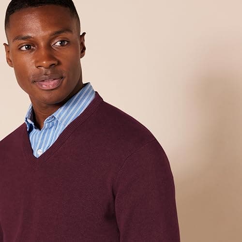 Amazon Essentials Men's V-Neck Pullover Sweater (Available in Big & Tall) thumbnail 3