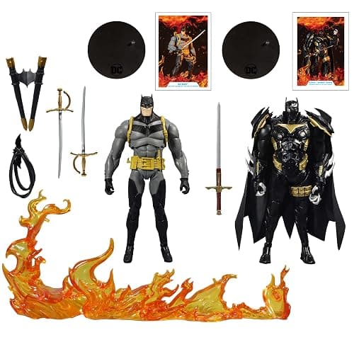 DC Multiverse Batman vs Azrael (Batman Armor) 7" Action Figure Multipack with Accessories thumbnail 9