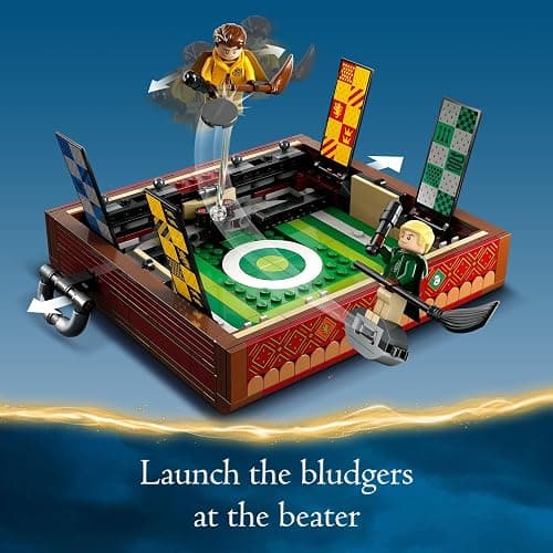 LEGO Harry Potter Quidditch Trunk 76416 Buildable Harry Potter Toy; Birthday Gift Idea for Kids Aged 9+; Open the Buildable Box to Reveal a Quidditch Playing Arena; Includes 4 Customizable Minifigures thumbnail 4