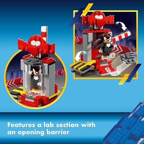 LEGO Sonic The Hedgehog Shadow The Hedgehog Escape Building Set, Motorcycle Toy, Video Game Character Figures, Sonic Toy for Kids, Gift for Gamers Ages 8 Plus, 76995 thumbnail 3