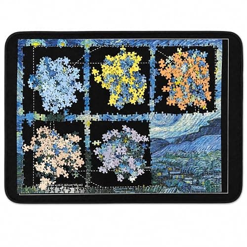 MaxRenard 1000 Piece Puzzle for Adult Van gogh Starry Night Art Masterpiece thumbnail 6