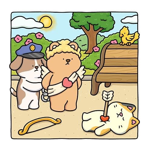 Silly Crimes: Cozy and Funny Coloring Book for Adults and Teens (Silly Funny Coloring Book) thumbnail 3
