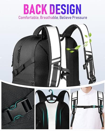 LOINTET Basketball Bag Backpack with Ball Holder Shoes Compartment, Large Basketball Accessories Sports Bag thumbnail 5