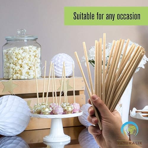 Naturalik 300/1000-Pack Extra Durable Brown Paper Straws Biodegradable- Premium Toxin Free Paper Straws Bulk- Drinking Straws for Juices, Restaurants and Party supplies, 7.7" (Brown, 300ct) thumbnail 5
