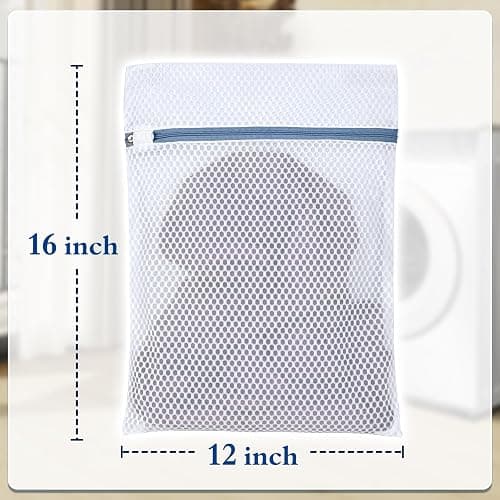 Durable Mesh Laundry Bags 5-Pack (12x16 Inch) Delicates Protector for Lingerie & Baby Clothes thumbnail 2