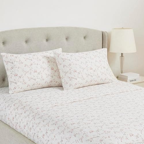 Modern Threads Silky Soft Microfiber and Wrinkle Free Sheets - Luxurious Microfiber Bed Sheets Includes Flat Sheet, Fitted Sheet with Deep Pockets, & Pillowcases Kashmir Rose Clay, Full thumbnail 2