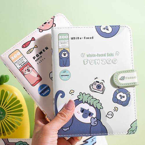Kawaii Journal Notebook for Kids, Cute Notebook A5 Size To Do List, Travel Planner Zoo Theme Girls Diary 224 Pages with Magnetic clasp (Faced) thumbnail 7