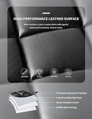 Harrison Howard Dressage Saddle Pad High-Performance Leather Saddle Pad for Horse Riding with Excellent Shock Absorption thumbnail 2