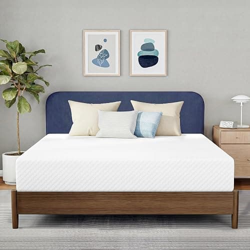 Neo Sleep King Size 12Inch Cooling Gel Memory Foam Mattress Pressure Relief | Medium Feel, Removable Washable Cover, Anti-Slip Bottom, Bed in a box, Breathable, Fiberglass Free, CertiPUR-US Certified - Image 1