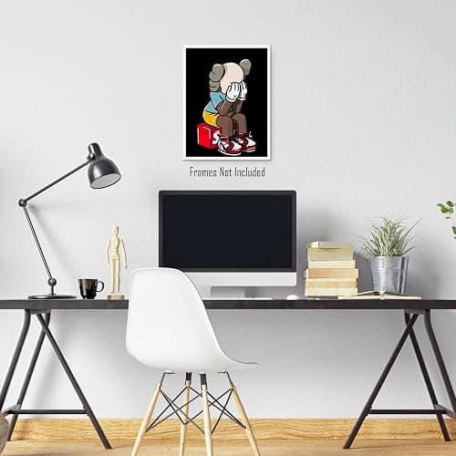 Brooke & Vine Hypebeast Room Decor (UNFRAMED 12 x 16) Michael Jordan Shoes Sneaker Poster Sneakerhead Posters Air Jordans Teen Boy Room Girl Room Wall Art Prints Bedroom, Dorm, Desk - K Original thumbnail 2