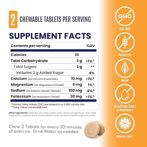 SaltStick Electrolyte FastChews - 90 Count Best Sellers Variety Pack - Chewable Electrolyte Tablets for Hydration, Salt Tabs - 10 Count (Pack of 9) thumbnail 7