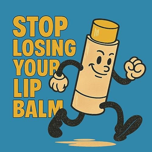 TALLAC HOUSE Lip Balm Holder Keychain, Stainless Steel Sleeve Made In USA thumbnail 3