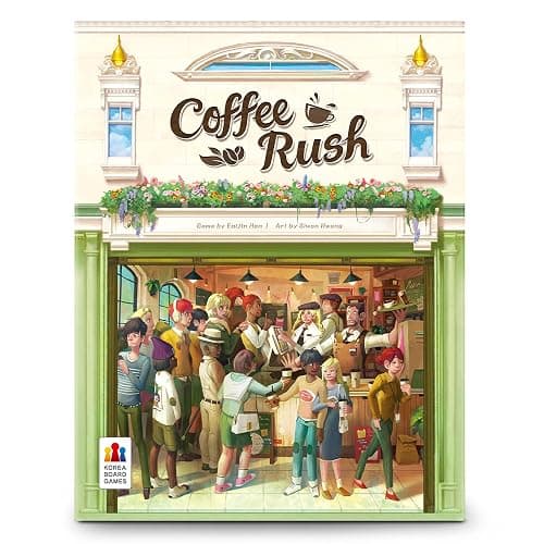 Korea Board Games Coffee Rush Board Game - Brew Up Success in a Quick, Addictive, and Fun Coffee Adventure! Strategy Game for Kids & Adults, Ages 8+, 2-4 Players, 30 Minute Playtime thumbnail 2