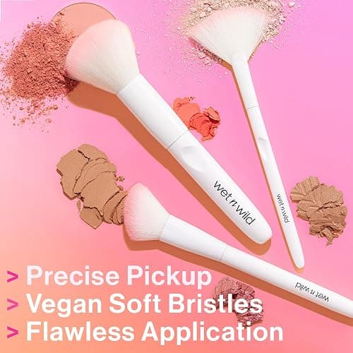 wet n wild Contour Brush, Sculpt, Highlight, & Blend, Luxurious Plush Fibers, Ergonomic Handle for Comfortable Precision Control , Cruelty-Free & Vegan thumbnail 3