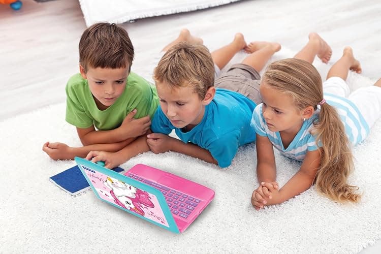Lexibook, Unicorn Educational Laptop for Kids, JC598UNIi2 | English/Spanish, 124 activities, Learning games and music thumbnail 6