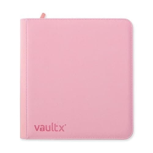 Vault X 12 Pocket Trading Card Zip Binder, 480 cards, Premium Exo-Tec Album Material, 20 Side-Loading Pages, Folder for Collectible Card Games, Sports, TCG (Pink) thumbnail 5