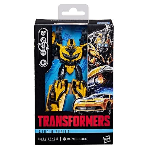 Transformers Studio Series Bumblebee, Age of Extinction Deluxe Class 5-Inch Converting Action Figure, Robot Toys for 8+ thumbnail 2